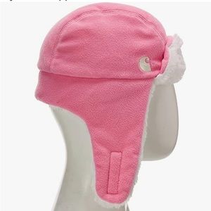 Carhartt Knit Trapper Hat for Toddlers Pink Lemonade